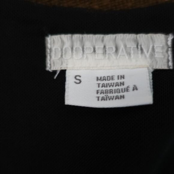 Urban Outfitters / Cooperative Full Front Zip-Up Little Black Dress - Picture 3 of 4